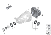 33108860346-Seal kit rr axle diff