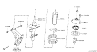 543205NA0B-INSULATOR ASSY-STRUT MOUNTING