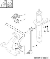509739-Clip-stabilizer bearing