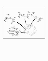 2313507100-TRACK CONTROL ARM RR RHT/W204