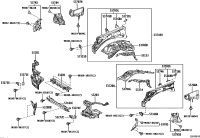 5320760190-SUPPORT SUB-ASSY, RADIATOR, LH
