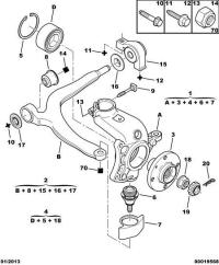 364664-Knuckle, steering front