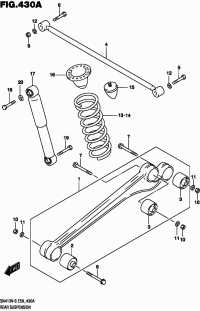 4620081A13-ARM, REAR TRAILING