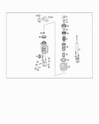 6393203613-AIR SPRING STRUT FRT-R(W251)