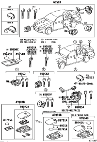8990430K30-TRANSMITTER SUB-ASSY, ELECTRICAL KEY
