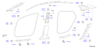 769143RA0A-GARNISH-CENTER PILLAR,UPPER LH