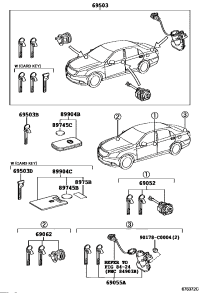 690050N050-CYLINDER SET, LOCK