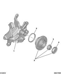 517628-Knuckle, steering, rear