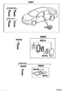8990402180-TRANSMITTER SUB-ASSY, ELECTRICAL KEY