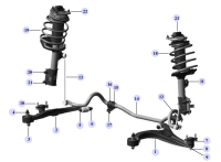 2904300U8510-BOLT - LWR ARM