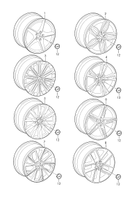 8W0601025AK-Wheel rim: