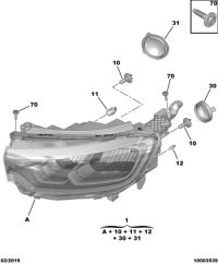 9806976880-Headlamp assy