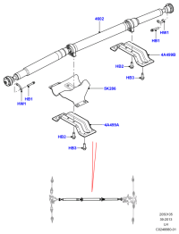 LR049821-Shaft assy-drive