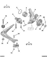 C9685859080-BRG ASSY,FR HUB