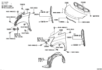 5380158040-FENDER SUB-ASSY, FR