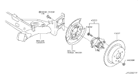 43202JG21B-HUB REAR WHEEL