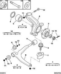 364670-Knuckle, steering front