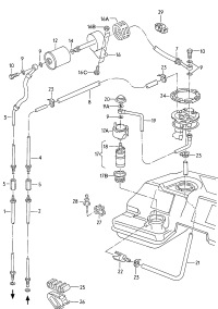 8A0906091G-Porsche cayenne fuel pump: