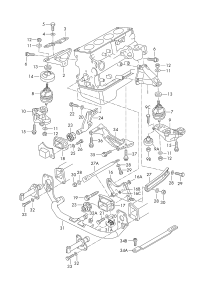 8D0199308M-BRACKET ASSY-AIR INTAKE