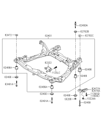 624053F300-CROSSMEMBER COMPL(ASSY)