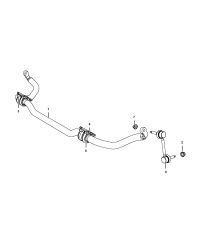 52124887AD-BAR, STABILIZER, FRONT