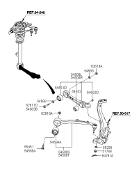 545053M000-TENSION ARM ASSY-FR,LH