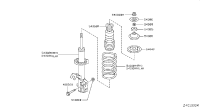 540401HJ0A-Spring rest assy-fr