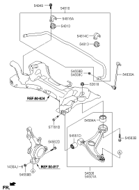 545004R000-ARM COMPLETE-FR LWR,LH