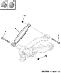 522311-Bolt, shock absorber