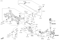 55220S6100-ARM COMPLETE-RR LWR,RH