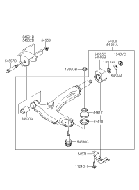 5456222100-BRACKET-LWR ARM MTG RH