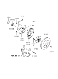 5172038100-Bearing, fr. hub