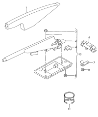 330711301B-Rod assy-hand brake