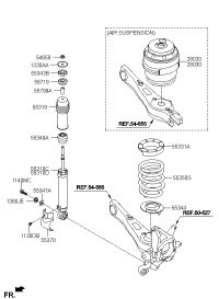 553312J000-AIR SPRING ASSY,RR.LH
