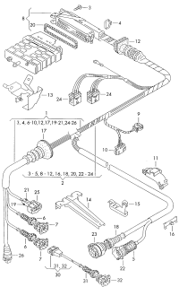 3BD971769-Harness, for automatic transmission 4