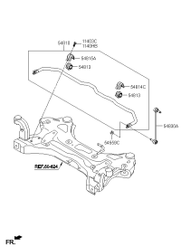 54830A9000-Link assy-front stabilizer