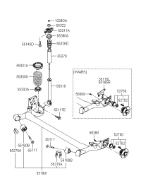 527501G001-Hub assy-rr wheel