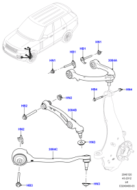 LR034217-CONTROL ARM FRT LFT-RR IV