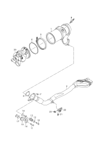 4M0253300Q-Pipe assy, exhaust