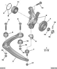 330786-WHEEL HUB-FR-W212 /W218
