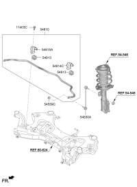 54810BU000-BAR ASSY-FR STABILIZER