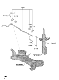 54810R9000-BAR ASSY-FR STABILIZER