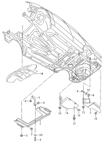 8E0825215A-PLATE-TRUNK,REAR