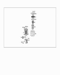 AIR SPRING STRUT FRT-R(W251)