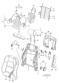 8E0881891C-Lumbar support, w/adjust motor