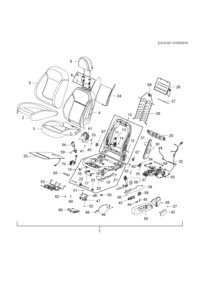 23184302-Heater assy-front seat cush