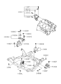 218103F050-BRACKET ASSY-ENGINE MTG