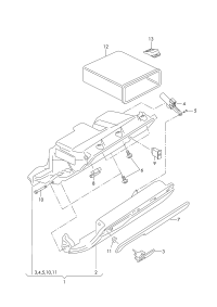 8E1880324-Element & switch assy-brake