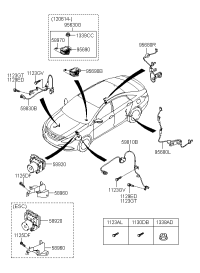 956904Q100-SENSOR ASSY-YAW RATE&G