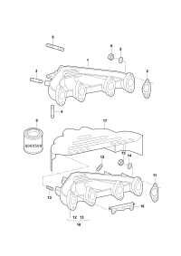 049129591R-MANIFOLD ASSY-EXH.,*